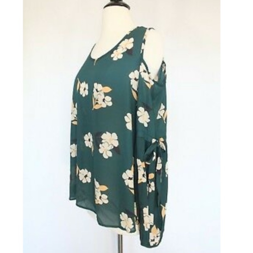 Sienna Sky Cold Shoulder Floral Top